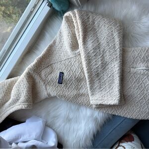 Patagonia W’s diamond capra hoody Cream Textured Fleece Jacket